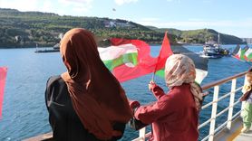 Çanakkale'den Filistin'e Destek Gösterisi