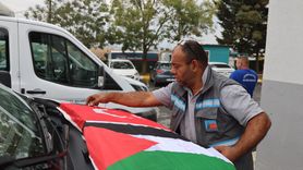 Çekmeköy Belediyesi'nden Gazze'ye Destek Gösterisi