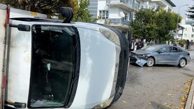 Çorum'da Otomobil ve Kamyonet Çarpıştı: 5 Yaralı