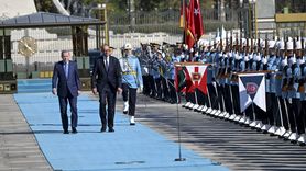 Cumhurbaşkanı Erdoğan, Almanya Başbakanı Merz'i Karşıladı