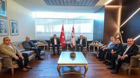 Cumhurbaşkanı Yardımcısı Yılmaz, KKTC Cumhurbaşkanı Tatar ile Temaslarda Bulundu