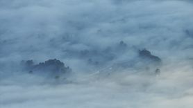 Düzce'de Sis Nedenli Görüş Mesafesi Düşüyor