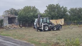 Edirne'de Ruhsatsız Villa Yıkımı Başladı