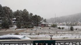 Eğriçimen Yaylası'nda Kar Yağışı