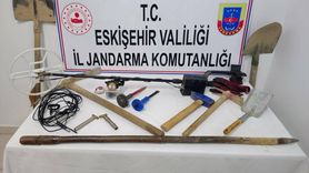 Eskişehir'de Kaçak Kazı Yapan 3 Şüpheli Tutuklandı