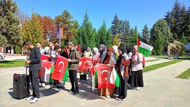 Eskişehir'de Üniversite Öğrencileri Gazze İçin Bir Araya Geldi