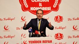 Fatih Erbakan Sivas'ta Yeniden Refah Partisi Kongresine Katıldı