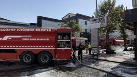 Gaziantep'te İş Yerinde Yangın Yaşandı