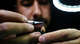 Iraklı Gençten Nadir Kalem Heykelleri