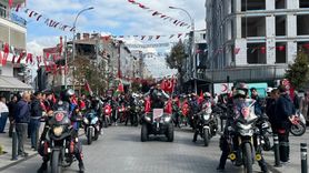 İstanbul'da Motosikletlilerden Gazze İçin Farkındalık Eylemi
