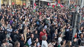 İsviçre'de Küresel Sumud Filosu'na Yönelik Protestolar