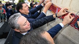 Kazak Yurt Çadırı, Ankara'da Açılış Töreniyle Tanıtıldı