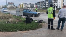 Kütahya'da Ehliyetsiz Sürücü Kaza Yaptı