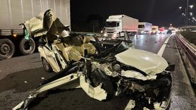 Kuzey Marmara Otoyolu'nda Kazada 3 Yaralı