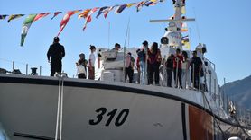 Muğla'da 29 Ekim Bayramı Kutlamalarında Askeri Gemiler ve Botlar Ziyarete Açıldı