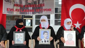 Muş'taki Evlat Nöbeti Devam Ediyor