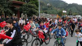 Of'ta 3. Geleneksel Bisiklet Şöleni Coşkuyla Gerçekleşti