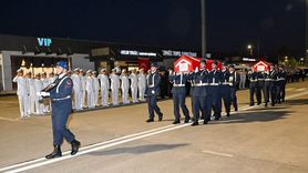 Sakarya'da Şehit Jandarma Personeli Uğurlandı