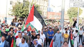 Şanlıurfa ve Kahramanmaraş'ta Gazze'ye Destek Gösterisi
