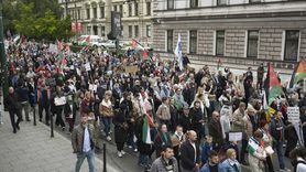 Saraybosna'da Gazze'ye Destek Gösterisi