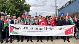 Sivas'ta Filistin'e Destek Yürüyüşü
