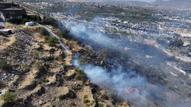 Talas'ta Ateş İle Başlayan Çalılık Yangını Kontrol Altına Alındı