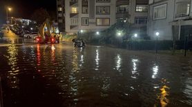 Tekirdağ'da Sağanak Yağış Su Baskınlarına Sebep Oldu