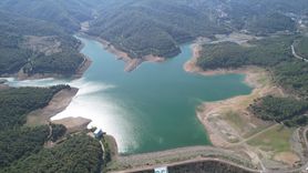 Yalova'nın Gökçe Barajı'nda Su Seviyesi Düşüşte