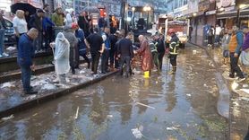 Zonguldak'ta Sağanak Yağış Hayatı Olumsuz Etkiliyor