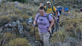 128 doğasever Marmaris’te Karia Yolu'nu yürüdü