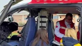 7 yaşındaki epilepsi hastası helikopter ambulansla Mersin'e sevk edildi