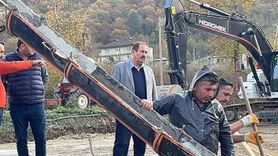 Abdipaşa'da sıvılaştırılmış doğalgaz depolama ve dağıtım çalışmaları başladı