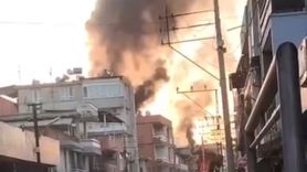 Adana'da Tekstil Atölyesinde Yangın Çıktı