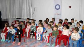 ADÜ Anaokulu'nda "Diş Hekimimle Tanışıyorum - Minik Gülüşler" eğitimi