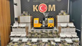 Afyonkarahisar’da sigara operasyonu: Doldurma makinesi ve binlerce makaron ele geçirildi