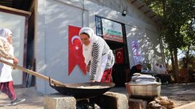 Ağın'da Yöresel Leblebi Yapımı Etkinliği Gerçekleşti