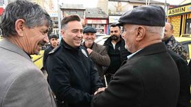 Ağrı Emniyet Müdürü Göksel Önder esnafla sahada buluştu