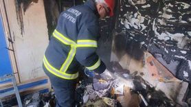 Altıntaş'ta Ev Yangını Paniğe Neden Oldu