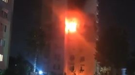 Antalya'da 15 Katlı Binada Yangın: 1 Yaralı