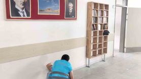 Ara tatilde 35 yükümlü okullarda bakım ve onarım yaptı