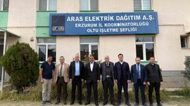 Aras EDAŞ yönetimi Erzurum ilçelerinde saha incelemeleri yaptı
