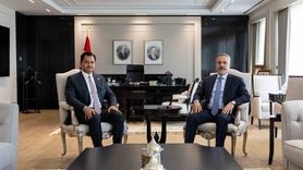 Bakan Fidan, Orgeneral Saddam Hafter’i Bakanlıkta Kabul Etti