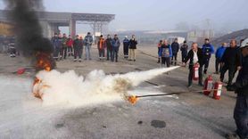 Başiskele'de Yangın Eğitimi ve Tatbikatı