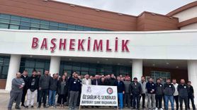 Bayburt Devlet Hastanesinde temizlik görevlisine mesai arkadaşı tarafından şiddet iddiası