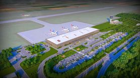 Bayburt-Gümüşhane Havalimanı'nda üstyapı çalışmaları hızla ilerliyor