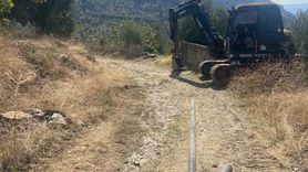 Bekirler Mahallesi'ne 3 bin 100 m yeni içme suyu terfi hattı