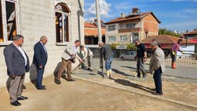 Beyağaç Çarşı Cami inşaatı tamamlanma aşamasına geldi