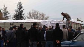 Beyşehir’de üreticilere 40 bin kilogram kırmızı mercimek tohumu dağıtıldı