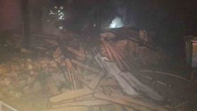 Bilecik'te Arı Kovanlarının Bulunduğu Sundurmada Yangın