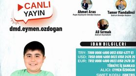 Bodrum'da Eymen için "Büyük Yardım Gecesi"